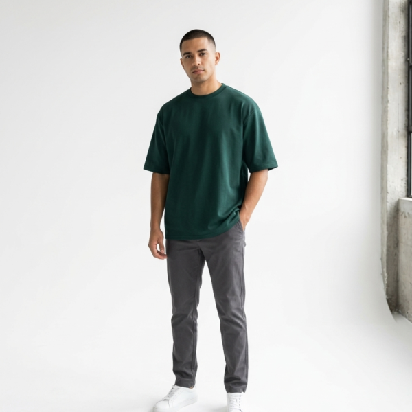 CAMISETA VERDE BOTELLA